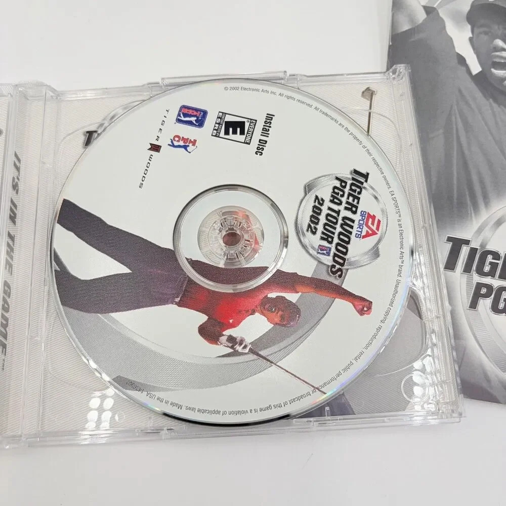 EA SPORTS TIGER WOODS PGA TOUR 2002 PC CD-ROM Complete Big Box Game